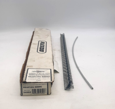 Flexco RS187J24/600NC Alligator Ready Set Staple Belt Fasteners - Box of 4