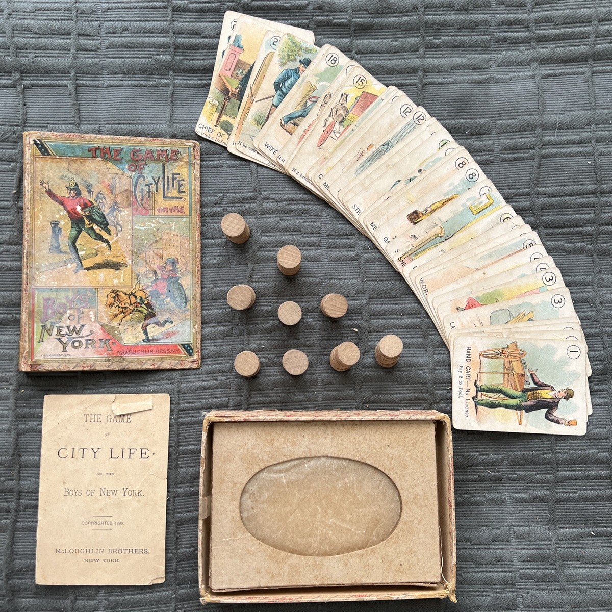 rare ancien jeu de société U.S vintage what shall be