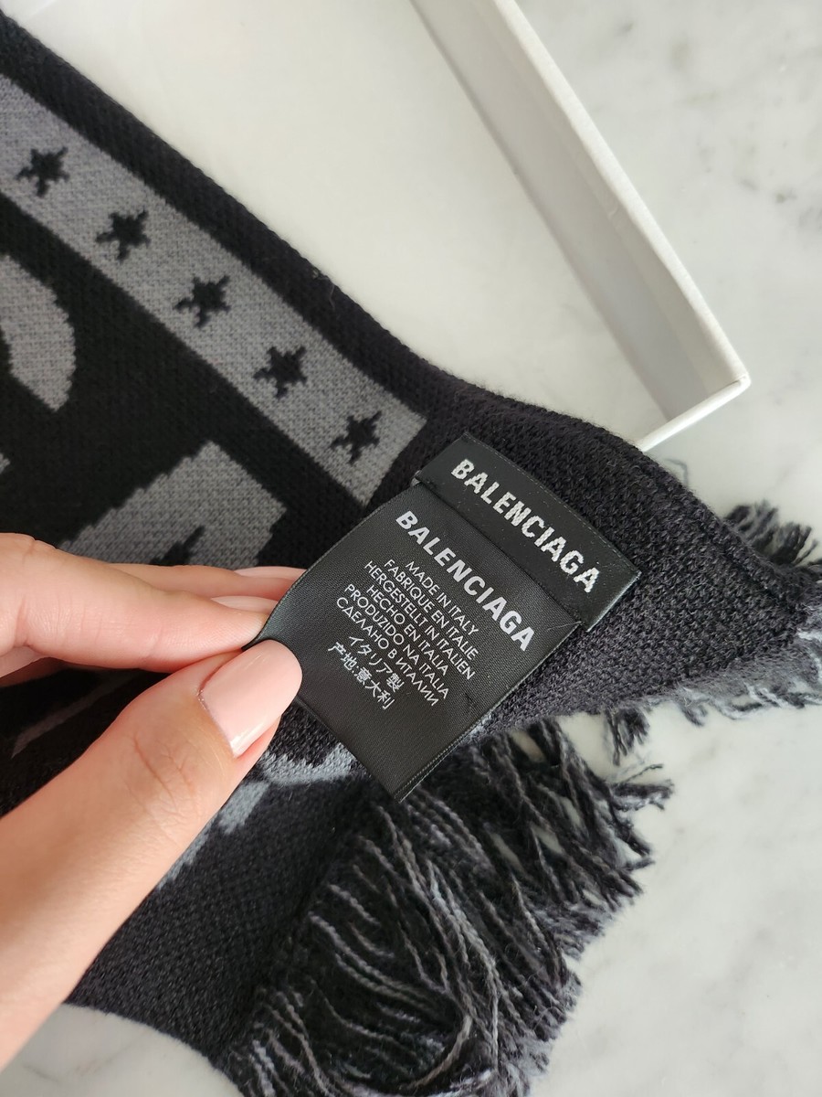 【バレンシアガ・BALENCIAGA】SCARF Balenciaga Logo Scarf | eBay