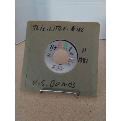 Gary U.S. Bonds 45 This Little Girl Way Back When EMI 8079 1981
