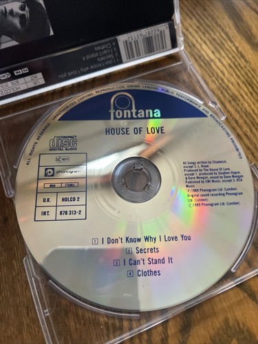 House Of Love - I Don't Know Why I Love You Single CD 4 Tracks Rock VGC - Picture 10 of 18