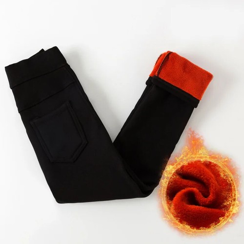 Winter Baby Legging Plus Velvet Thickening Fleece Warm Pants Kids Winter Pants - Picture 2 of 22