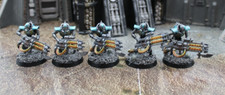 5x Necron Immortals, Well Painted, ID 2014