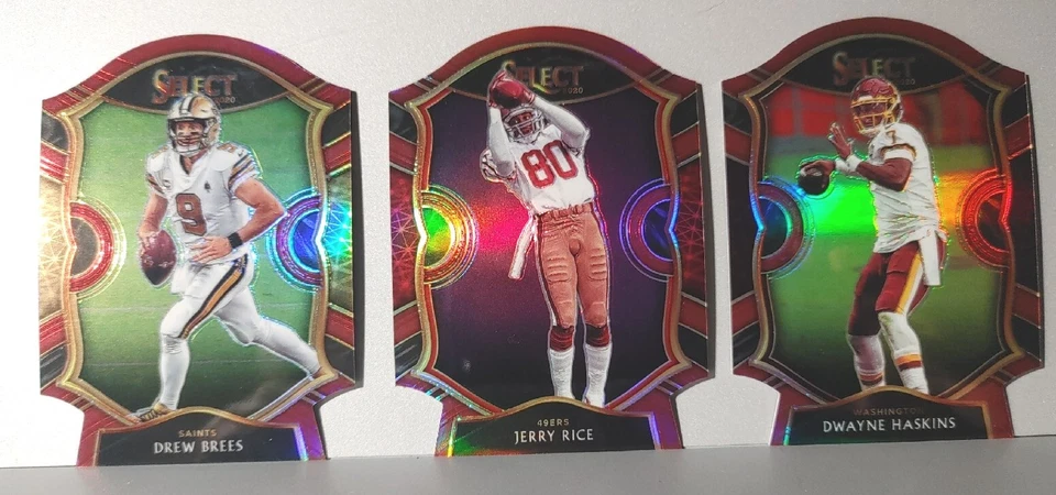 2020 Panini Select Prizm Maroon Die Cut Parallel Pick from drop down list - Image 2 of 2