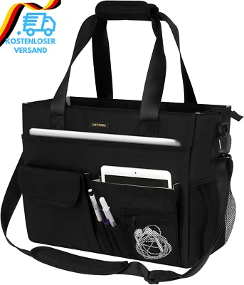 JAMIUKRO Lehrertasche Damen Groß, Laptop Tasche Für Frauen Mit 15 Taschen, Arbeitstasche