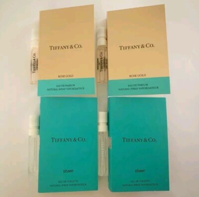 Tiffany & Co Perfume Collection For Women 4pcs Sample Set Authentic Fast Ship!