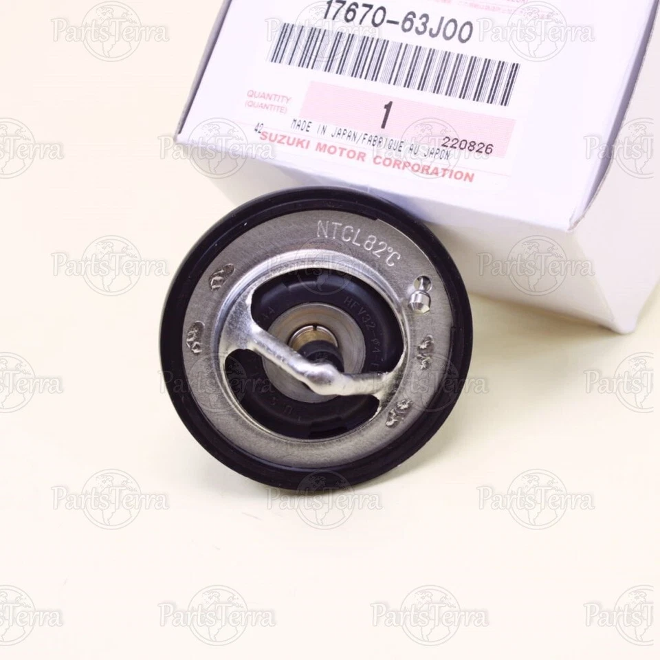 17670-63J00 Genuino OEM Suzuki GRAND VITARA Motor Refrigerante Termostato Conjunto 82 °C Foto 3 de 4