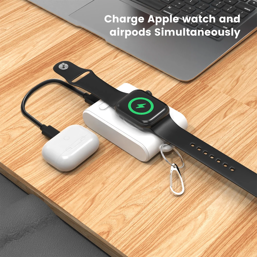 Power Bank for Apple Watch Magnetic Travel Smart iWatch Charger Universal