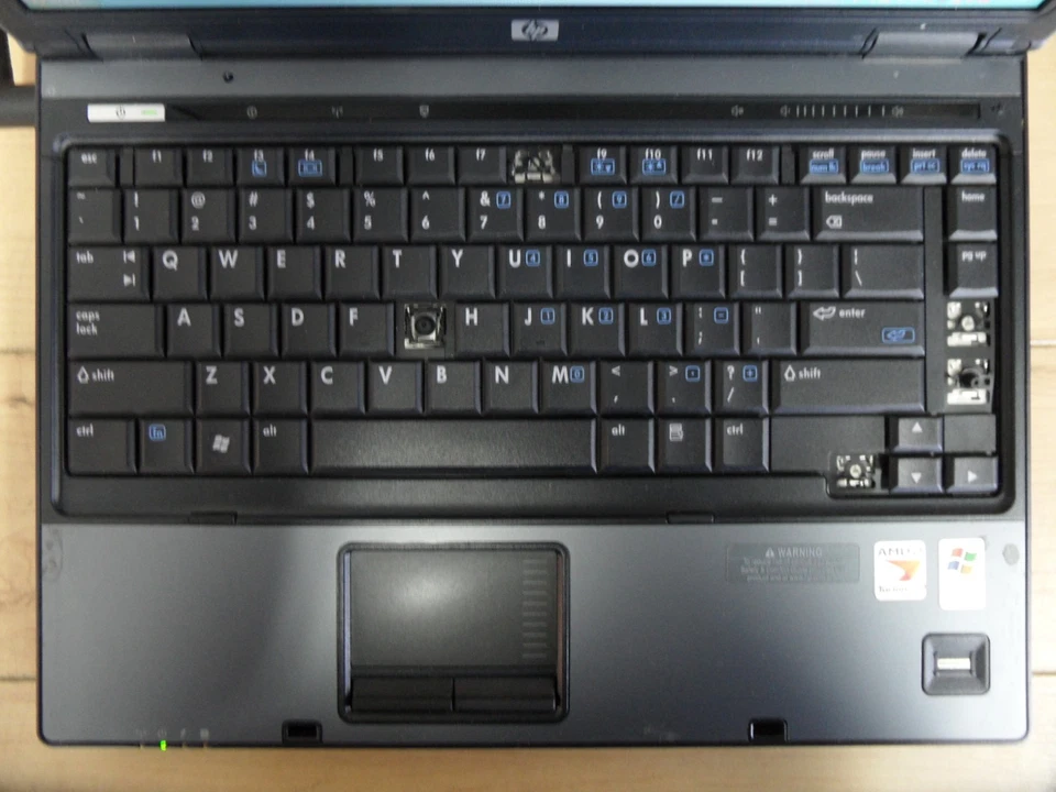 Ноутбук Compaq 6515b 4 части загруженный жесткий диск Windows 80 ГБ стертый * - Изображение 2 из 4