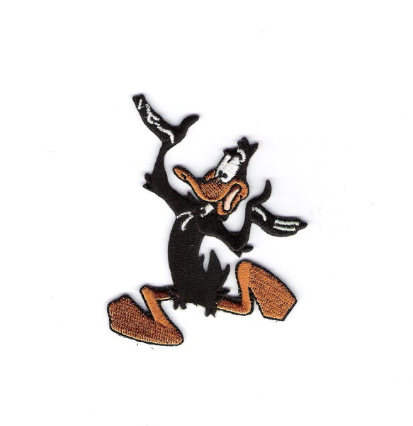 Looney Tunes Daffy Duck Running Figure Embroidered Die-Cut