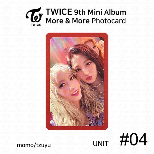 TWICE 9th Mini Album More And More Official Photocard Unit And Group K-POP KPOP - Picture 19 of 50