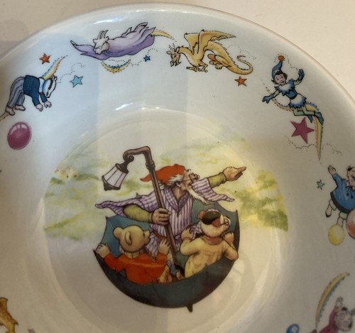 Rare Rupert Bear Wedgewood Crookery Set x2 Plates, Mug, Bowl Original Packaging - Picture 9 of 18