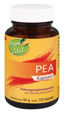 KOPP Vital  PEA Palmitoylethanolamid | 120 Kapseln | 94 g | höchste Reinheit