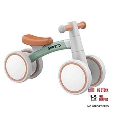 Baby Balance Bike for 1 Year Old Boys Girls 12-24 Month Toddler Balance Green
