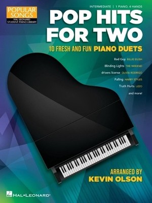 Pop Hits for Two: 10 Fresh and Fun Piano Duets (English) Paperback Book
