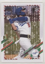 2021 Topps Holiday WalMart Mega Box SP Variation Cody Bellinger (Santa Belt)