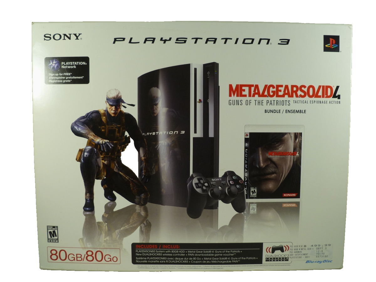 Sony PlayStation 3 Metal Gear Solid 4: Guns of the Patriots 80GB