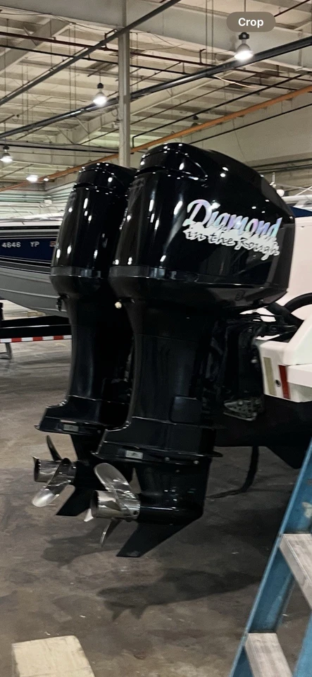 Motor fueraborda de 2 tiempos 250hp 250hp 25" de Twin 2002 Mercury Optimax 655 horas Foto 2 de 4