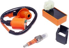 CDI Box and Ignition Coil and SPARK PLUG for GY6 50cc 150cc 125cc 150cc ATV M...