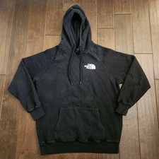 The North Face Womens Black Pullover Hoodie Logo Sweatshirt Large