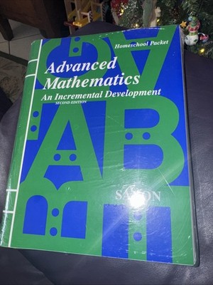 Saxon Advanced Mathematics Homeschool Packet 2nd Edition. New Sealed
