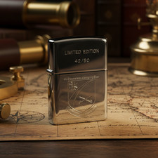 ZIPPO 41. Generalstabslehrgang Heer &ndash; Limited Sturmfeuerzeug m. Diamantgravur...