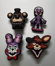 Five Nights At Freddy's FNAF Clog Shoe Charms New Compatible w/ Crocs pack 3