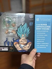 YGmw Studio OCToys Dragon Ball Fusion Warrior Vegetto 07 Vegito Action Figure