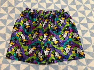 Bonds Girls 8/10 Mickey Mouse Polyester Satin Shorts Elastic Waist