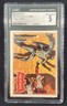 BATMAN TOPPS 1966 #41A - DUEL OF DEATH- RED BAT LOGO - CGC