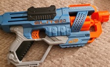 NERF Elite 2.0 Commander RD-6 Blaster 12 Official 6-Dart Rotating Drum No Darts