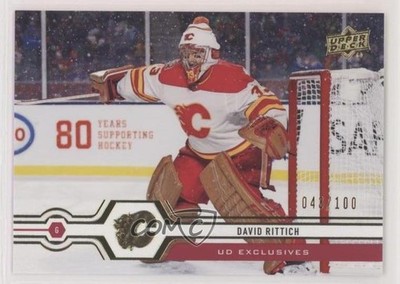 2019-20 Upper Deck UD Exclusives 43/100 David Rittich #431 0dg