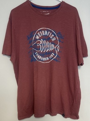 Weird Fish T-Shirt 2XL Desert Rose Organic Cotton 