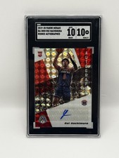 2019-20 Panini Mosaic - Rookie Autographs Mosaic Rui Hachimura #RA-RHM Silver...