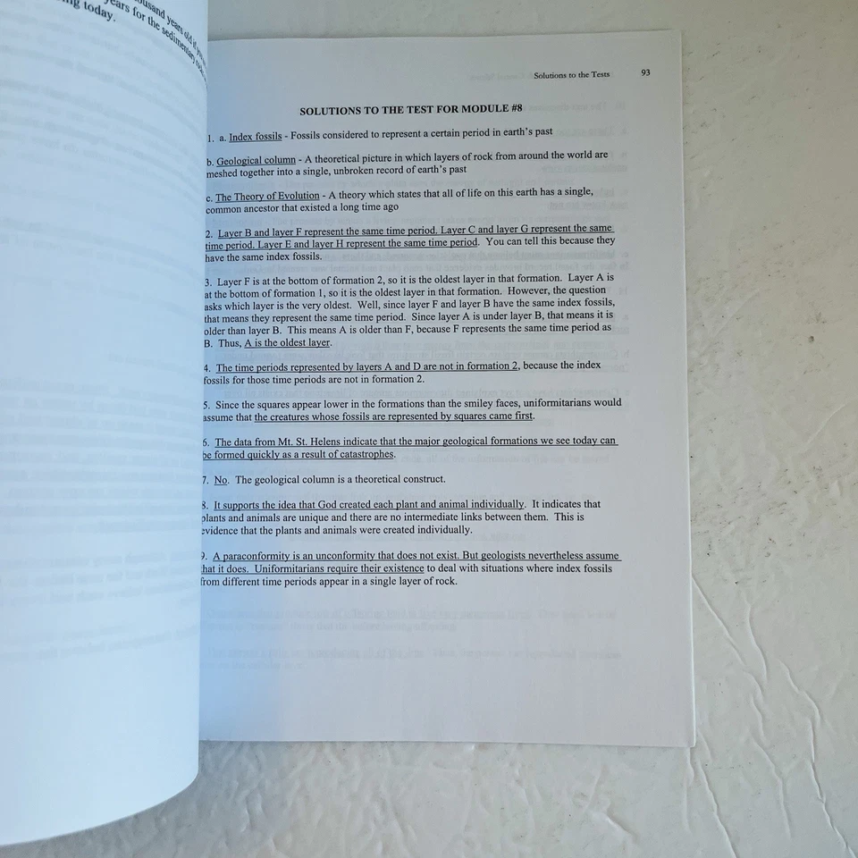 Solutions & Tests for Exploring Creation with General Science 2007 8th printing - Image 3 of 4