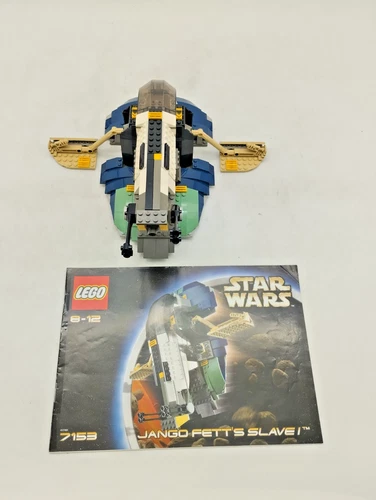 LEGO 7153 Jango Fett's Slave I Star Wars Vintage Retro Instructions NO FIGURES