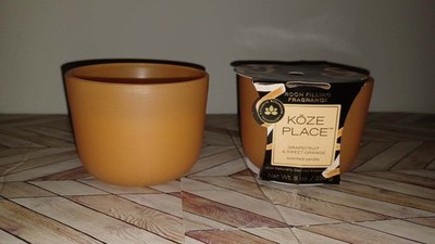 2 New Koze Place Grapefruit & Sweet Orange 8oz Candles  Roombloom Technology