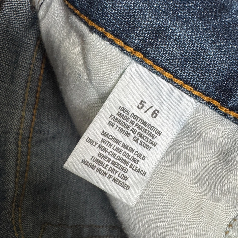 Pantalones Cortos Vintage Aeropostale Para Mujer 5/6 Denim Tiro Bajo Micro Mini Envejecido Y2K Foto 3 de 4