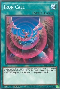 YuGiOh Iron Call SR10-EN026 Common Englisch Neu 1st