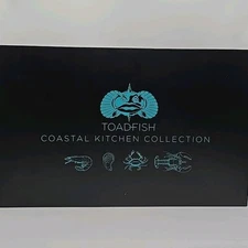 Toadfish Coastal Kitchen Collection 3Pc Set Oyster Knife Crab Cutter Shrimp Tool