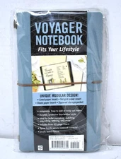 Peter Pauper Press Voyager Notebook Lightblue Hardcover Journal Refillable