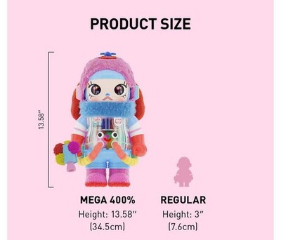 Authentic Mega Space Molly 400% Jon Burgerman Toy Gift Action