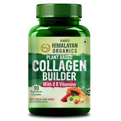 5x Himalayan Organics Plant Based Collagen Builder Veg Capsules (90caps) FS