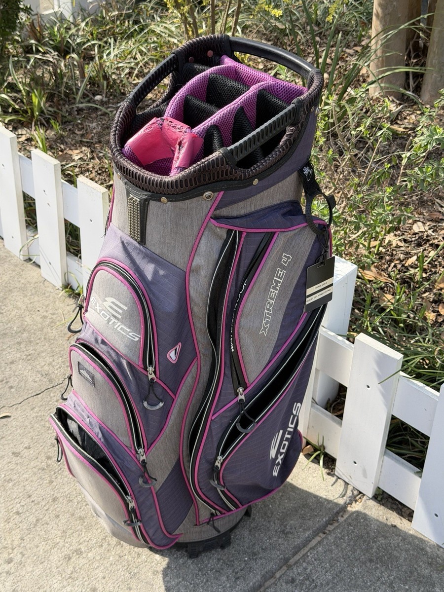 Tour Edge Exotics Xtreme 4 Waterproof 14-Way Golf Cart Bag - Used