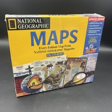 National Geographic Maps On CD-ROM Windows 95/98 Sealed Box 1999