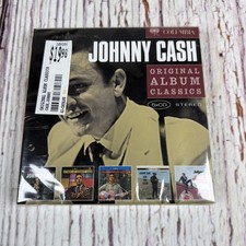 ORIGINAL ALBUM CLASSICS Box by Johnny Cash CD, 2008, 5 Discs, Columbia SEALED