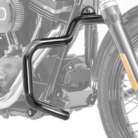 SturzbüGel Mustache FüR Harley Davidson Dyna Street Bob 06-17 Schwarz