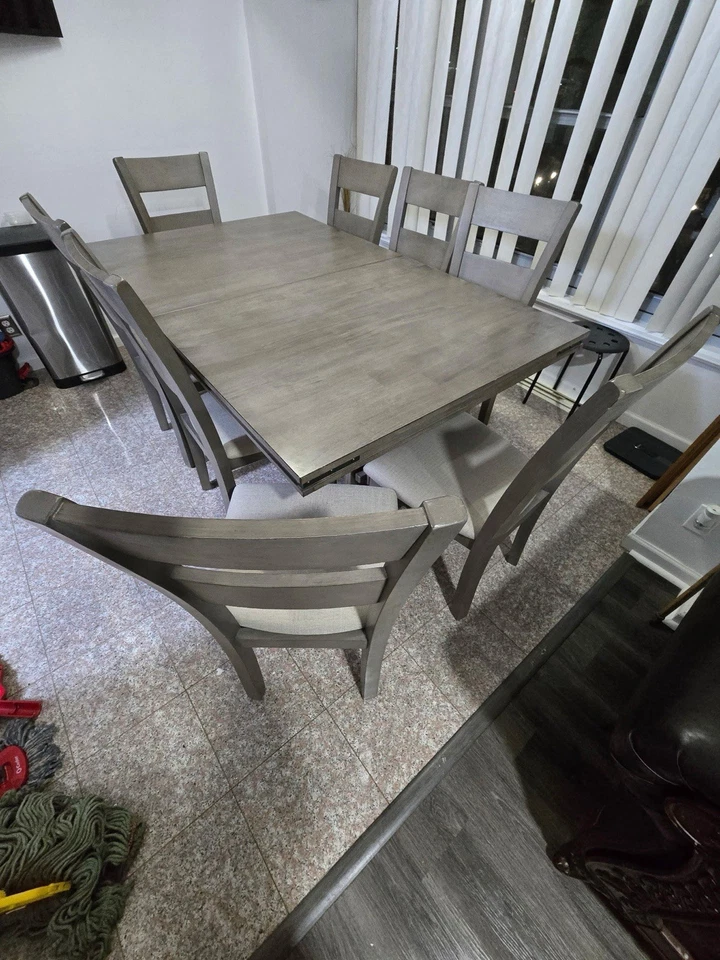 Signature Design by Ashley Gray Dining Extension Table - Image 2 of 2