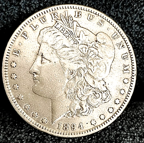 1894 Morgan Dollar XF+ in Grade White Coin Key Date 100%Original Has Mint Luster