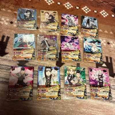 Naruto Trading Card Set of 12 Rare Characters TCG Collectible Cards